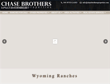Tablet Screenshot of chasebrothersproperties.com